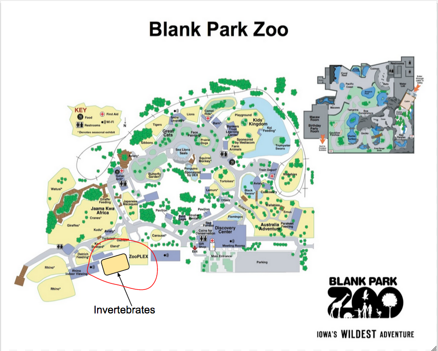 Blank Park Zoo Map Blank Park Zoo